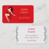 Stylish Tailor Dressmaker Lingerie salon Visitekaartje (Voorkant / Achterkant)