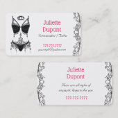 Stylish Tailor Dressmaker Lingerie salon Visitekaartje (Voorkant / Achterkant)