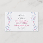 Stylish Tailor Dressmaker trouwsalon Visitekaartje (Achterkant)