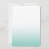 Stylish Teen Pool Party Birthday Invitation Kaart (Achterkant)