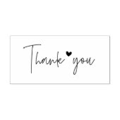 Stylish Thank You Modern Heart Rubberstempel (Afrduk)