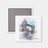 Stylish Tower Bridge London UK Magnet (Voorkant / Achterkant)