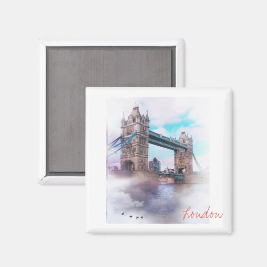 Stylish Tower Bridge London UK Magnet (Voorkant / Achterkant)