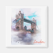 Stylish Tower Bridge London UK Magnet (Voorkant)