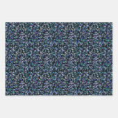 Stylish Trendy Cluster van Stars Theme Blue Paars Inpakpapier Vel (Voorkant 3)