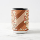 Stylish Two-Tone Fox Reading Mug Tweekleurige Koffiemok (Center)