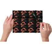 Stylish Unique Black Real Estate Agent Cadeaupapier