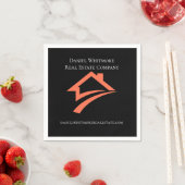 Stylish Unique Black Real Estate Agent Servet (Insitu)