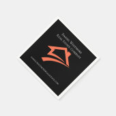 Stylish Unique Black Real Estate Agent Servet (Hoek)