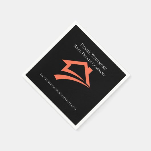 Stylish Unique Black Real Estate Agent Servet (Hoek)