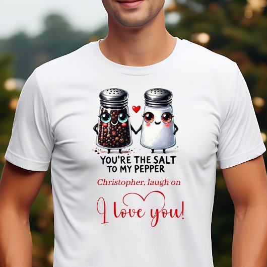 Stylish Valentine Funny Food Love Gift T-Shirt