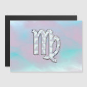 Stylish Virgo Zodiac Sign Nacre Moeder van Pearl (Voorkant / Achterkant)