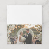 stylish wedding invitation and wedding celebration plaatskaartje (Buitenkant ongevouwen)