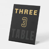 Stylish Wedding Table 3 Reception Display Decor Reclamebord Met Voetstuk (Voorkant)