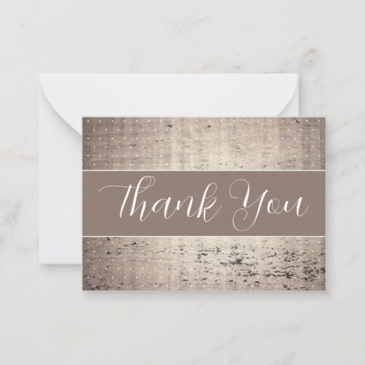 Stylish White Polka Dot Notitiekaartje (Voorkant)