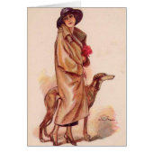 - Stylish Woman with Greyhound (Voorkant)