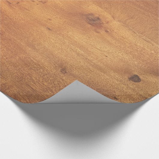 Stylish Wood Grain Woodgrain Textuur Cadeaupapier (Hoek)