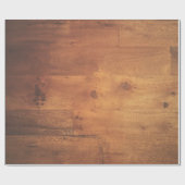 Stylish Wood Grain Woodgrain Textuur Cadeaupapier (Vlak)