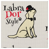 Stylish Yellow Labrador Stof (Close Up)