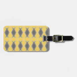 Stylish Yellow Luggage Tag Bagagelabel