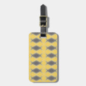 Stylish Yellow Luggage Tag Bagagelabel (Voorkant verticaal)