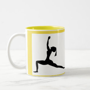 Stylish Yoga Tweekleurige Koffiemok