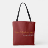 StylishLaunch Event Merch Functies Boek Hoesje Tote Bag (Achterkant)