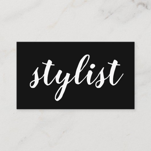 stylist band punch card klantenkaartje (Voorkant)