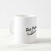 Stylist Barber Get Faded Kapper Gift Idee Koffiemok (Voorkant links)