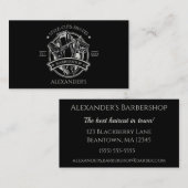 Stylist Barber Tools personaliseert Visitekaartje (Voorkant / Achterkant)