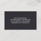 Stylist Barber Tools Visitekaartje (Achterkant)