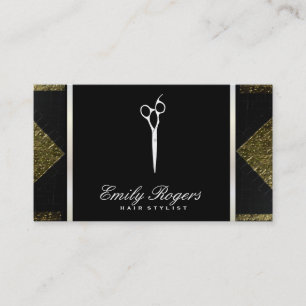 STYLIST / Black & Gold Tegels Visitekaartje