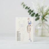 Stylist - Chubby Visitekaartje (Staand voorkant)