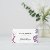 Stylist Editable Business Card-sjabloon Visitekaartje (Staand voorkant)