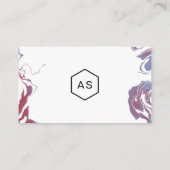 Stylist Editable Business Card-sjabloon Visitekaartje (Achterkant)