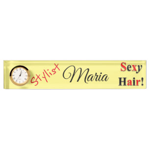 Stylist en Barbers Nail Salon-naamplaten Naambordje