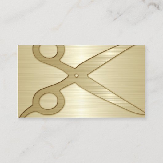 Stylist Gold Visitekaartje (Achterkant)