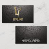 Stylist / Gouden Scharen & Kam Visitekaartje (Voorkant / Achterkant)