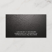 Stylist / Gouden Scharen & Kam Visitekaartje (Achterkant)