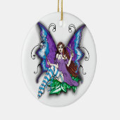 Stylist-Hair Dresser Fairy Keramisch Ornament (Rechts)