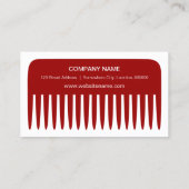 Stylist Hairdresser Visitekaartje (Achterkant)