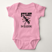 Stylist in Training Hair Barber Romper (Voorkant)