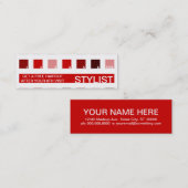 STYLIST klantwaardering (mod squares) Klantenkaartje (Voorkant / Achterkant)