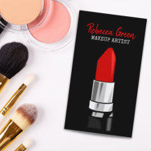 stylist make-up artiest cosmetoloog rode lippensti