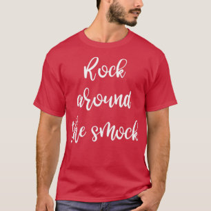 Stylist Rock rond de Smock Hairdresser T-shirt