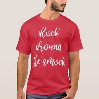 Stylist Rock rond de Smock Hairdresser T-shirt