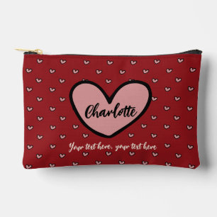 Stylist Schattige Sweet Red Heart Patroon Geschenk Etui