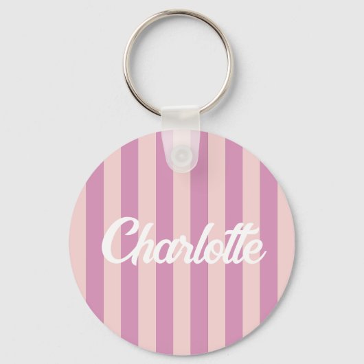 Stylist Schattige Sweet Red Heart Pattern Monogram Sleutelhanger (Achterkant)