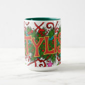 Stylist Schoonheidsspecialist- Cute Festieve Profe Mok (Midden)