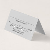 Stylist Silver Appointment Visitekaartje (Achterkant)